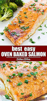 Easy Oven Baked Salmon In 2020 Salmon Recipes Oven Oven Baked Salmon Recipes Baked Salmon Recipes