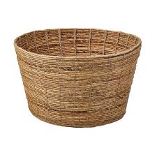 Tjillevips Banana Fibre Basket Height 30 Cm Ikea Ikea Basket Wicker Baskets Storage Basket