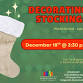 Decorating Stockings event in Hodgenville, KY