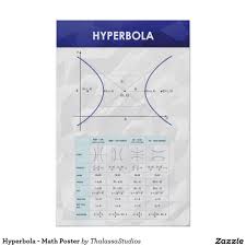Hyperbola Math Poster Zazzle Com Math Poster Hyperbola Math Math