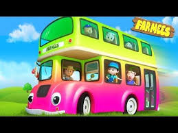 Wheels On The Bus Kids Cartoon Rhymes By Farmees Youtube In 2020 Cartoon Kids Wheels On The Bus Cartoon