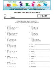 Kayak gini nih pr anak tk jaman now kaskus. Materi Dan Soal Alphabet Bahasa Inggris Bimbel Brilian
