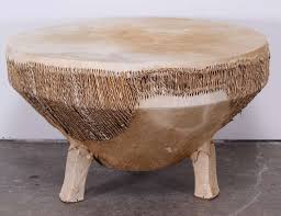 African Drum Table 1stdibs Com Drum Table African Decor Drum Coffee Table