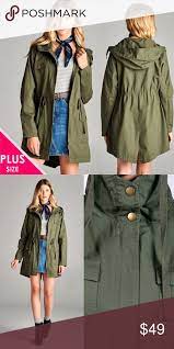 Nwt 1x Last One Nwt Green Utility Jacket Plus Size Green Utility Jacket Green Fashion Boutique Jacket