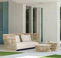 Outdoor Furniture Rattan Sofa Combination Rattan Chair Outdoor Courtyard  Garden Leisure Chair