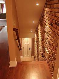 Down Basement Stairs After Basement Lighting Basement Stairway Basement Remodeling