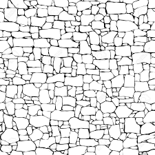 Black And White Bricks Clip Art 40918522 Seamless Vector Black And White Background Of Stone Wall Ancient Building With Different Sized Brick Stock Drawing Rocks Texture Drawing Rock Textures