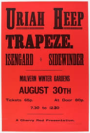 This card stands for creativity, productivity and positive female influence in your life. Uriah Heep Trapeze Isengard 30 August 1971 Malvern Rock Archive
