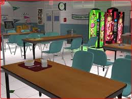 Pin By Mrs Kilgore Trout On Buy Surfaces Sims 4 Cc Furniture Cafeteria Table Sims