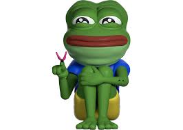 Agora também estamos expandindo através do modelo de franquia. Youtooz Pepe 2ft Vinyl Figure Pepe Green