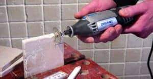 Unfortunately, we do not have an accessory that will cut glass. How To Cut Tile With A Dremel Rotary Tool