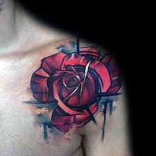 Whether you want a red, yellow, purple, white, pink or red rose on your shoulder, chest, forearm, wrist, or back, this gallery of pictures will spark your creativity. 101 Best Rose Tattoos For Men Cool Designs Ideas 2021 Guide