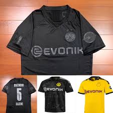 The black & yellow bvb home jersey is the right choice for everyone at the bvb home games at signal iduna park. Borussia Dortmund 110th Anniversary All Black Soccer Jersey 2019 2020 Football Shirt Sancho Reus Hummels Brandt Paco Delaney Black Yellow Buy At The Price Of 17 74 In Dhgate Com Imall Com