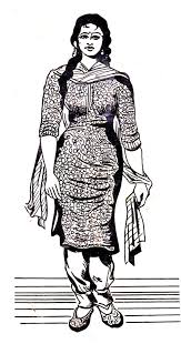 My Indian ink drawing😊 It's hard to be a WOMAN You must think like a man, Act like a lady, Look like a young girl, And Work like a horse.