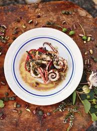 Grilled Squid Salad Jamie Oliver Recipes Recipe Squid Salad Grilled Squid Sea Food Salad Recipes