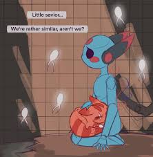 lunamoon on X: rainworld Finished up a piece Ive been neglecting for a  while I was thinking about how people should talk more about the parallels  between hunter and moon I like