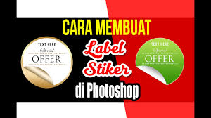 Untuk menunjukan kemampuan tertentu biasanya kita mengikuti ajang perlombaan atau kompetisi tertentu dari tingkat. Cara Membuat Label Stiker Di Photoshop Sticker Youtube
