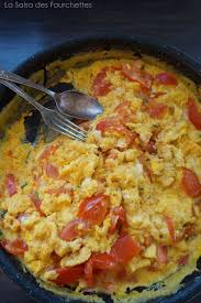 Brouillade A La Tomate La Salsa Des Fourchettes Brouillade Macaroni Au Fromage Tomates