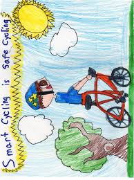 How to draw city road safety drawing ll drawing on road safety for competition. Bike Safety Poster Hse Images Videos Gallery