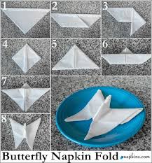 Bird Of Paradise Table Napkin Folding Butterfly Napkin Fold Fancy Napkin Folding Paper Napkin Folding Napkin Folding