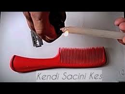 Kendi Sacini Kendin Kes Evde Herkesin Yapabilecegi Sac Kesimi Youtube