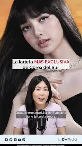 La tarjeta más exclusiva de #Corea #Lisa #Blackpink