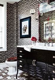 Glamorous Bathrooms With Wallpaper Powder Room Decor Glamorous Bathroom Powder Room Design