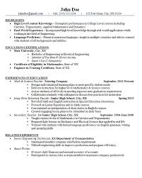 Check our variety of teacher resume formats available for you to download! Junior High School Teacher Resume Example Math And Science