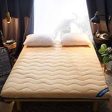 Gx Xd Reversible Futon Mattress Topper Thicken Keep Warm Tatami Floor Mat Plush Winter Foldable Cushion Mats S Futon Mattress Mattress Topper Dorm Room Seating