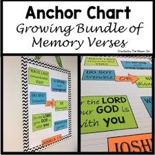 anchor chart growing bundle of memory verses