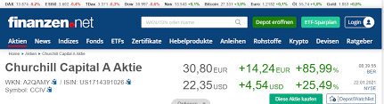 Examples of prices at a supermarket in the center of munich: Cciv German Listing Strong Monday Spacs