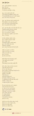 Law Like Love Poem By W H Auden