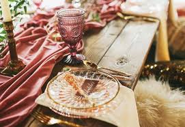 Cuisine Elle Decoration Mariage Rose Poudre Linge De Mariage Decoration Table