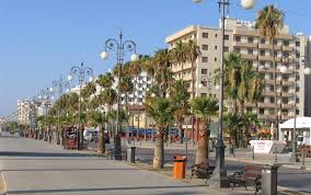 If you drive to finikoudes beach, there are several car parks nearby. Finikoudes Beach Larnaca Cyprus Your Cyprus Taxi