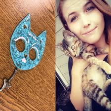 Usually ships out within 3 days. Can You Really Be Arrested For Having One Of Those Kitty Key Chains Just Ask Kyli Phillips And Her Mom