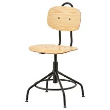 Kullaberg Swivel Chair Pine Black Ikea Swivel Chair Desk Chair Industrial Style Chairs