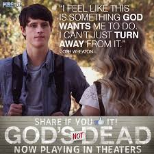 If you're not ashamed, help us make the boldest proclamation of christ ever in a theatrical movie. God S Not Dead Shane Harper As Josh Wheaton In God S Not Dead Now Playing In Theaters Pure Flix Chris Gods Not Dead Dead Quote Christian Movies Quotes