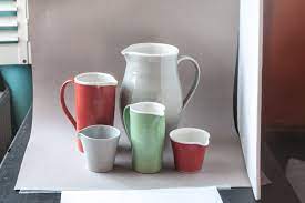 How To Photograph Pottery Using Window Light And A Reflector Pottery By Topsy Jewell Website And Photography By Www 100designs C Jewell Window Light Pottery