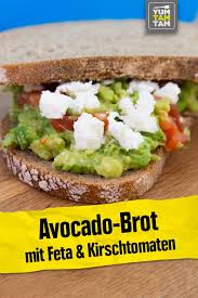 Avocado Brot Mit Feta Kirschtomaten In 2020 Kirschtomaten Rezepte Avocado