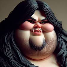 1st guys out of the demon stable I'm finishing up rn for my universe he's  belphegor demon of gluttony up on