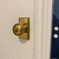 Emtek privacy lock push pins are screwed into a privacy latch and used to lock a privacy door set; Emtek Privacy Providence Knob With Rectangular Rose Reviews Wayfair