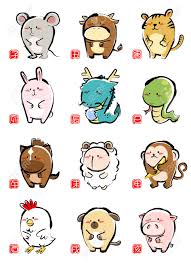 The 12 animals of the chinese zodiac. Set Of 12 Chinese Zodiac Animals Royalty Free Cliparts Vectors And Stock Illustration Image 90306657