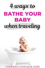 It was a large, nice shower that's for sure but, neither or our kids like showers, yet. How To Give Your Baby A Bath While Traveling The Family Voyage Traveling With Baby Toddler Travel Traveling By Yourself