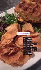 Welcome to the galaxy global eatery. Mac N Stack Plate At Veggie Galaxy Per Their Menu Choice Of Burger Or Crispy Fried