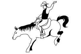 Download Rodeo Design With Man Riding Svg Cut File By Creative Fabrica Crafts Creative Fabrica PSD Mockup Templates