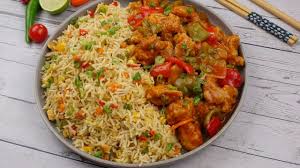 Chicken Manchurian rice