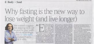my times piece on intermittent fasting
