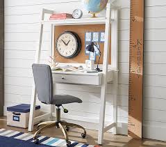 Organize any space in your home with bookcases and shelves that fit your ladder bookcase with drop down desk white. Morgan Leaning Wall Kids Desk Pottery Barn Kids