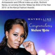 Memories are made of this @kenyafashionawards 2015 MuA of the year  @muthoninjoba @maybelline NY Are you ready for the COME BACK ? Stay Tuned  ......