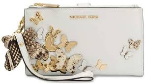 Michael Michael Kors Butterfly Embellished Wallet Farfetch Handbags Michael Kors Butterfly Handbag Butterfly Bags